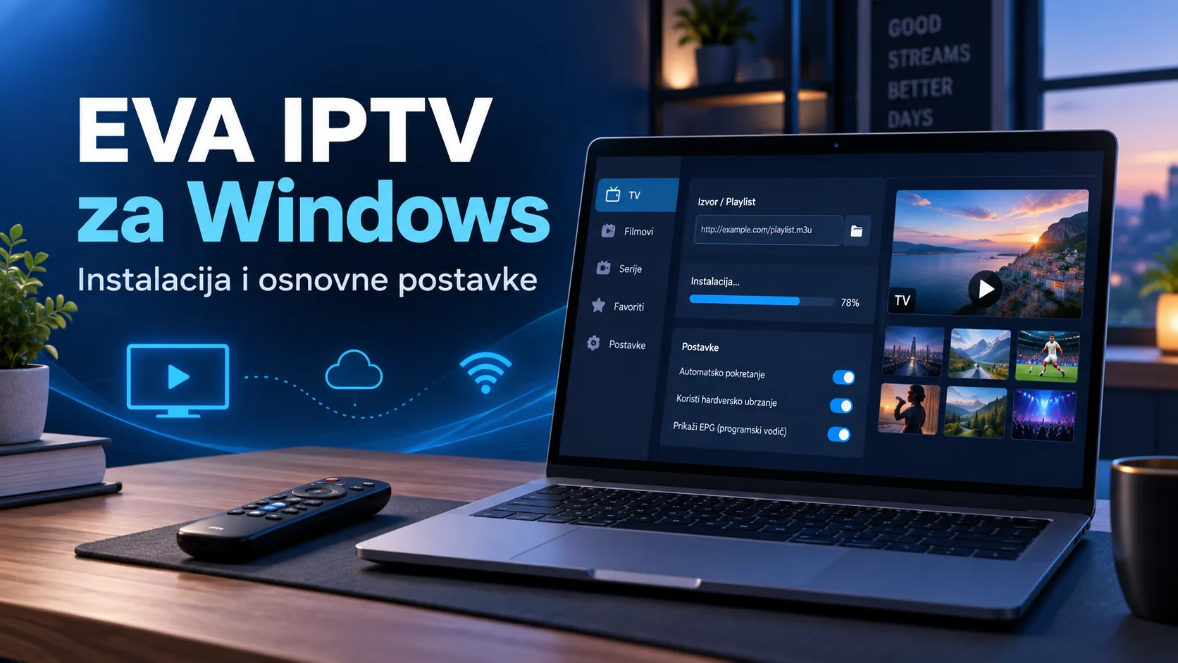 eva iptv windows — EVA IPTV za Windows: instalacija i osnovne postavke