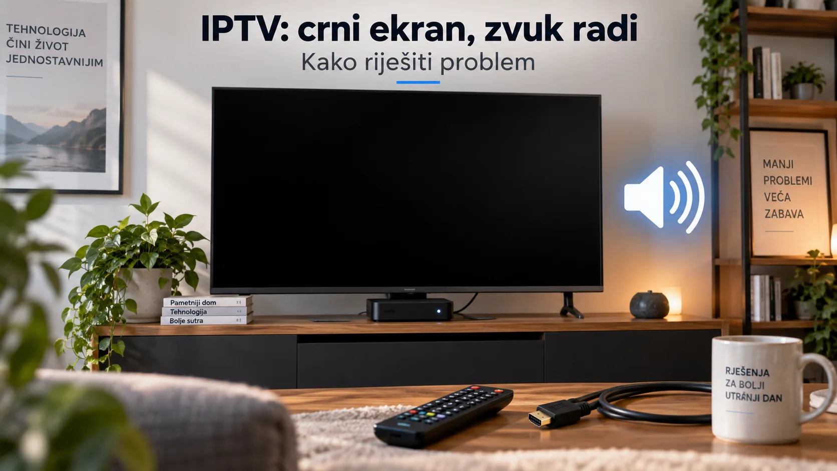 iptv crni ekran a zvuk radi — IPTV prikazuje crni ekran, a zvuk radi: kako riješiti problem
