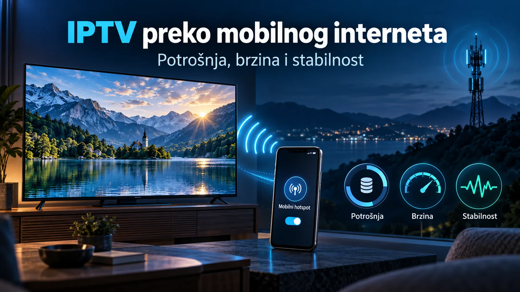 iptv preko mobilnog interneta — IPTV preko mobilnog interneta: potrošnja, brzina i stabilnost