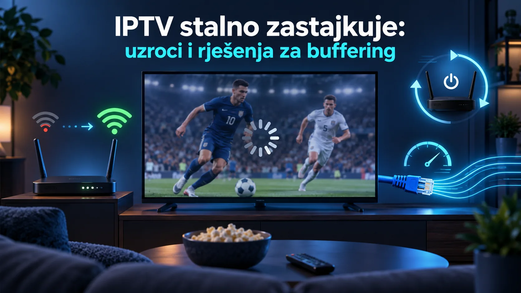 iptv stalno zastajkuje — IPTV stalno zastajkuje: uzroci i rješenja za buffering